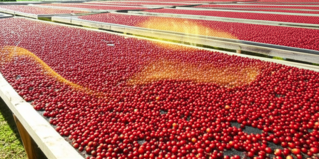 Sơ chế khô cà phê